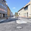 asfaltiranje-ceste, slomškova-ulica, pomgrad, delavci, gradbeni-stroj