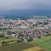 simbolična, dron, murska-sobota, južna-obvoznica, drevored, krožišče, cesta, polja