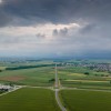 simbolična, dron, murska-sobota, južna-obvoznica, drevored, krožišče, cesta, polja