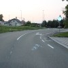 Prometna nesreča, Kidričeva cesta, Škofja loka