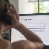blog, podcast, poslušanje-glasbe, slušalke, vlog, simbolična, računalnik