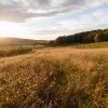 simbolična, dron, goričko, gozd, njive, polja