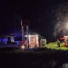 požar hlev gasilci