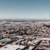 simbolična, murska-sobota, zima, sneg, zasnežena, dron