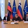Klemen Boštjančič, Franc Props, Jakob Počivavšek,  Branimir Štrukelj