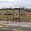 šalovci, nadstrešek, avtobusno-postajališče
