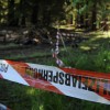 nemška policija, trak, gozd, kraj zločina, gozd.jpg