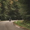 simbolična, motoristi, motor, cesta, motorno-kolo, promet