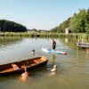 blaguško-jezero, kopanje, poletje, sup, jezero