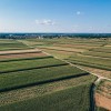simbolična, njiva, polje, kmetijstvo, podeželje, bistrica, dron