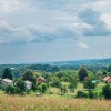 simbolična, občina-grad, vidonci, cerkev, goričko, narava, podeželje, oblaki, nevihta, gozd