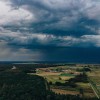 simbolična, nevihta, neurje, vreme, oblačno, oblaki, dron