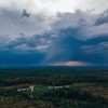 simbolična, nevihta, neurje, vreme, oblačno, oblaki, dron