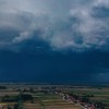 simbolična, nevihta, neurje, vreme, oblačno, oblaki, dron