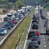 kolona, zastoj, avtocesta, promet, Ljubljana, obvoznica, gradbišče