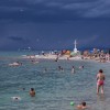 nevihta, obala, izola