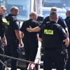 hrvaška-policija, kbc-zagreb, aretacija, moški-s-pištolo