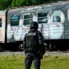 policija, vlak, teroristični-napad, urjenje, vaja, gotenica, vadbeni-center