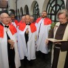 NČ Vitezi Svetega Jurija prihajajo s Koroške v grad Vrbovec  Foto Jože Miklavc     IMG_3381.JPG