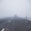simbolična, zima, poledica, megla, cesta, vozišče, sneg, vidljivost