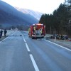 Posledice prometne nesreče na Tolminskem