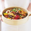 p30-31 Everyday Beginners. Learn to make ratatouille.basil leaves