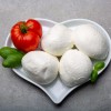 Cheese collection, Italian soft white cheese mozzarella in balls