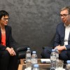 Marta Kos, Aleksandar vučić