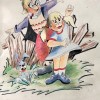 Vovkove ilustracije za pravljico Marjete Dajčman Rogelj, Kadar mamice ni doma, 1984..jpg