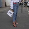 Moda, stil, kavbojke, bela srajca