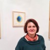 Joanna Zajac-Slapničar na otvoritvi svoje razstave Potovanja vase_foto Alojz Konec.jpg