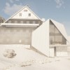 Izgled načrtovanega prenovljenega podnebnega observatorija Kredarica