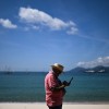 moški plaža