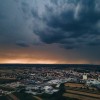 simbolična, nevihta, neurje, murska-sobota, dron, oblaki, oblačno