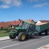 traktor, tišina, oviran promet