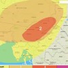 Storm alarm map