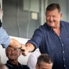 mura, aluminij, gledalci, tribune