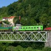 most na soči, avtovlak