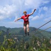 hoja-po-vrvi, slackline