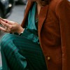 Moda, hlače, blazer, svila