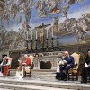 Kralj Karel, Papež Leon, Kraljica Camilla -!!!Ovekovečen zgodovinski trenutek, ko sta vodji Anglikan