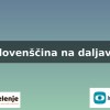Slovenščina na daljavo