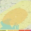 Storm alarm map