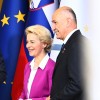 Ursula von der Leyen in Janez Janša