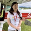 Predsednica Društva slovenskih letalk Maja Pukl