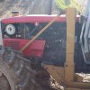 V Vrbini je zagorel traktor