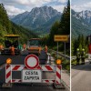 cesta zapora gasilci