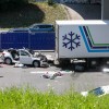 prometna nesreča, ljubljanska obvoznica, smrt, tovornjak