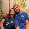 Amra Dzeko in Edin Džeko
