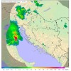 Radarska slika padavin